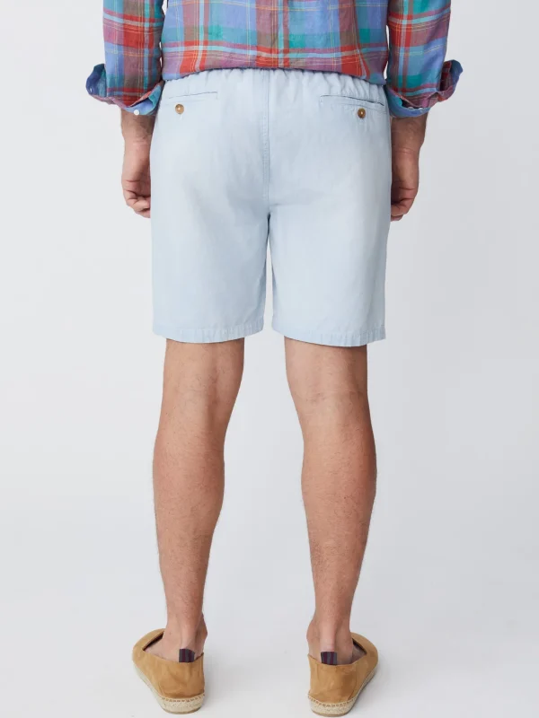 Cheap J. McLaughlin Griffin 7" Shorts Light Chambray