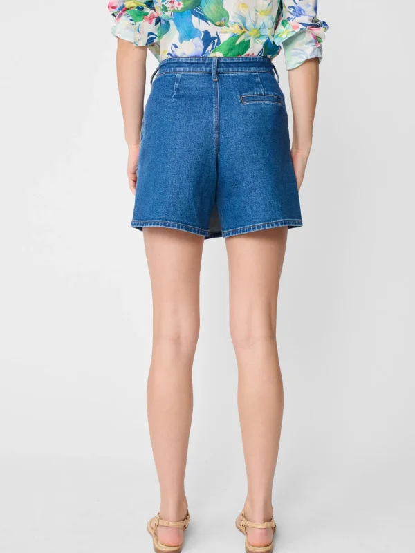 Fashion J. McLaughlin Gwendoline Denim Shorts Medium Denim