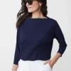 Flash Sale J. McLaughlin Hazel Top Navy