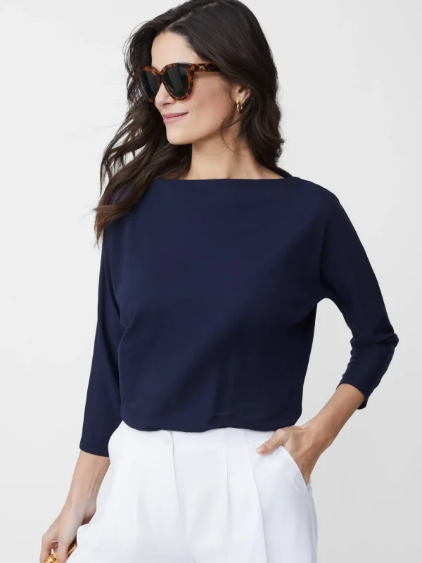 Flash Sale J. McLaughlin Hazel Top Navy