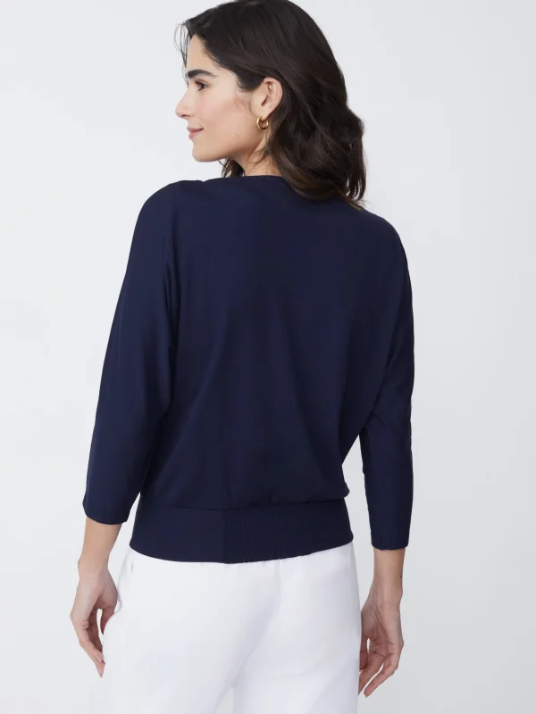 Flash Sale J. McLaughlin Hazel Top Navy