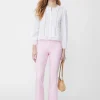 Cheap J. McLaughlin Ivy Pants In Cabana Gingham Light Pink/White