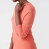 New J. McLaughlin Jamey Sweater Papaya