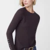 Sale J. McLaughlin Jamey Sweater Heather Brown