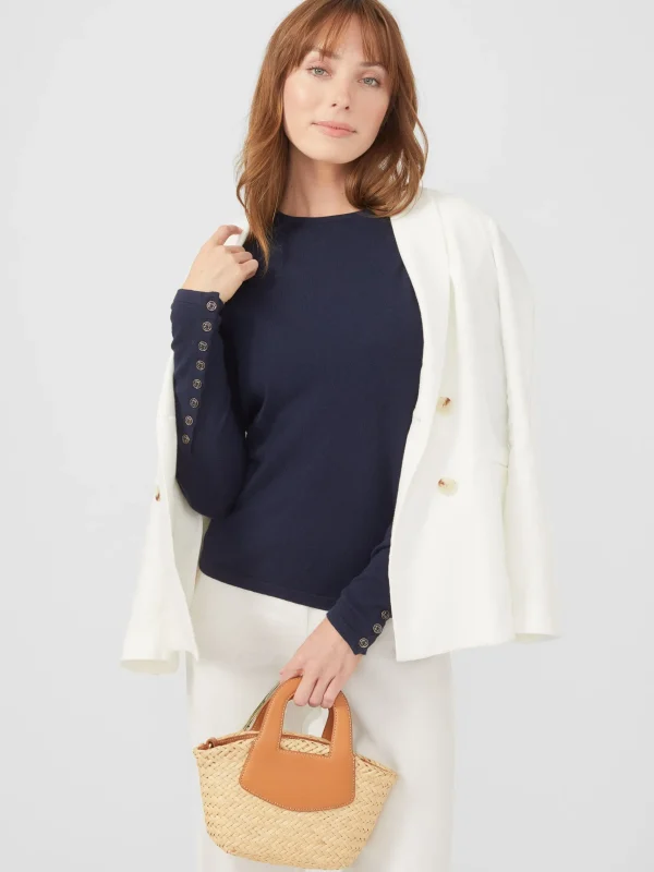 Best J. McLaughlin Jamey Sweater Navy