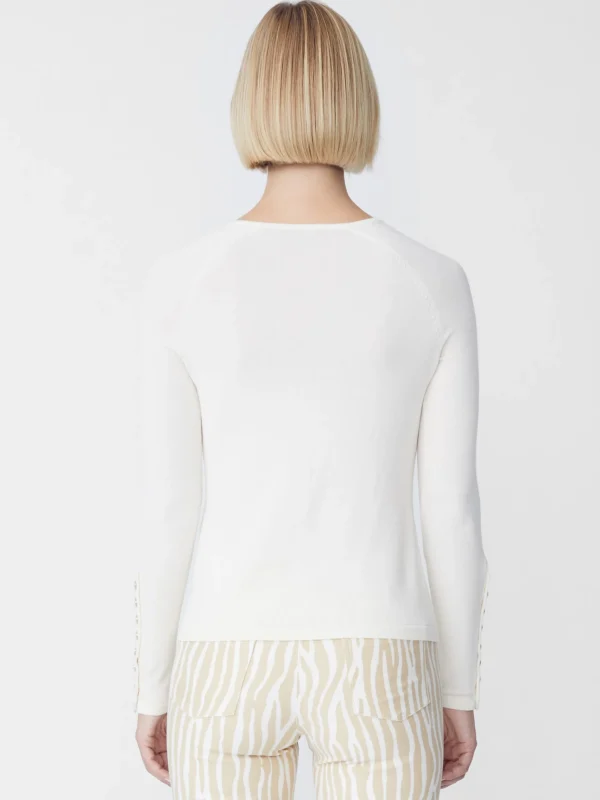 Best J. McLaughlin Jamey Sweater Egret White