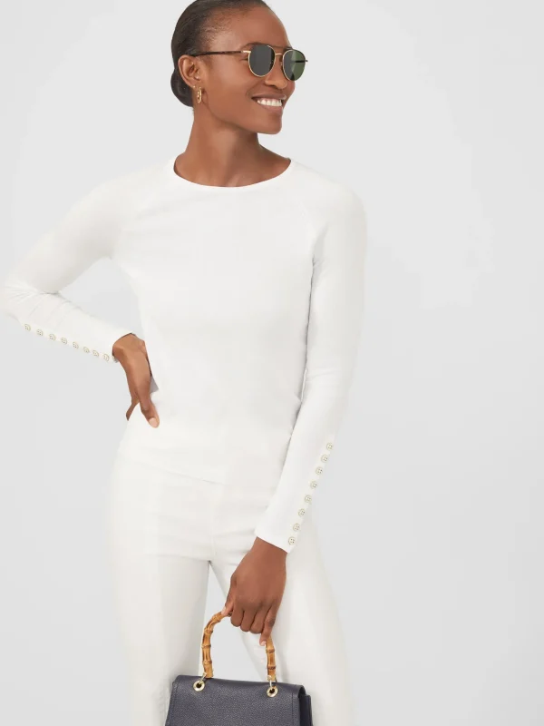 Best J. McLaughlin Jamey Sweater White