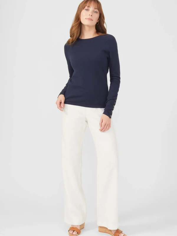 Best J. McLaughlin Jamey Sweater Navy