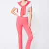 Discount J. McLaughlin Jaydan Pants Deep Coral