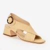 Sale J. McLaughlin Jessamine Grasscloth Heels Beachwood