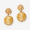 Online J. McLaughlin J.McL X Rebecca De Ravenel Rattan Post Earrings Natural