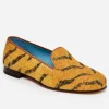 Online J. McLaughlin J.McL X Stubbs Wootton Printed Slippers In Tiger Tan