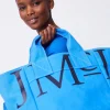 Best J. McLaughlin J.McLaughlin Logo Tote Bag JMC Blue