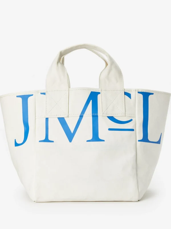 Fashion J. McLaughlin J.McLaughlin Logo Tote Bag Off White