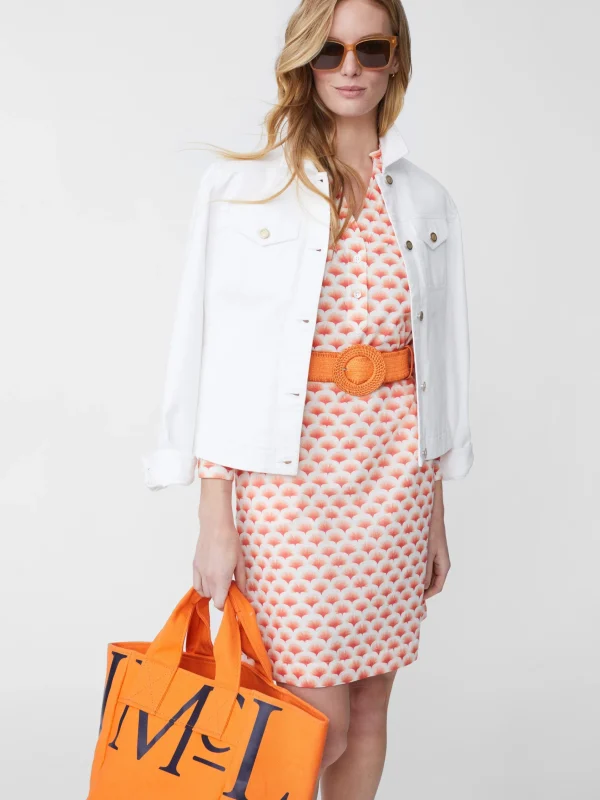 Store J. McLaughlin J.McLaughlin Logo Tote Bag Orange