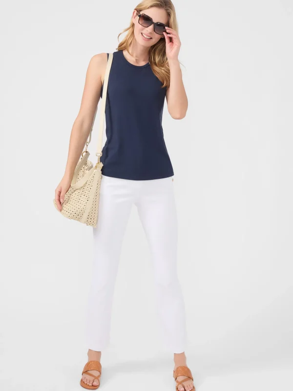 Cheap J. McLaughlin Joss Tank Top Navy