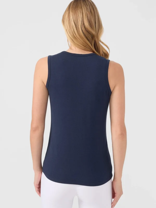 Cheap J. McLaughlin Joss Tank Top Navy