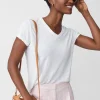 Best J. McLaughlin Kacey Linen Tee White