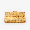 Store J. McLaughlin Kendra Bamboo Clutch Natural