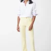 New J. McLaughlin Lenni Velvet Jeans Yellow