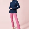 Fashion J. McLaughlin Lenni Velvet Jeans Fuchsia