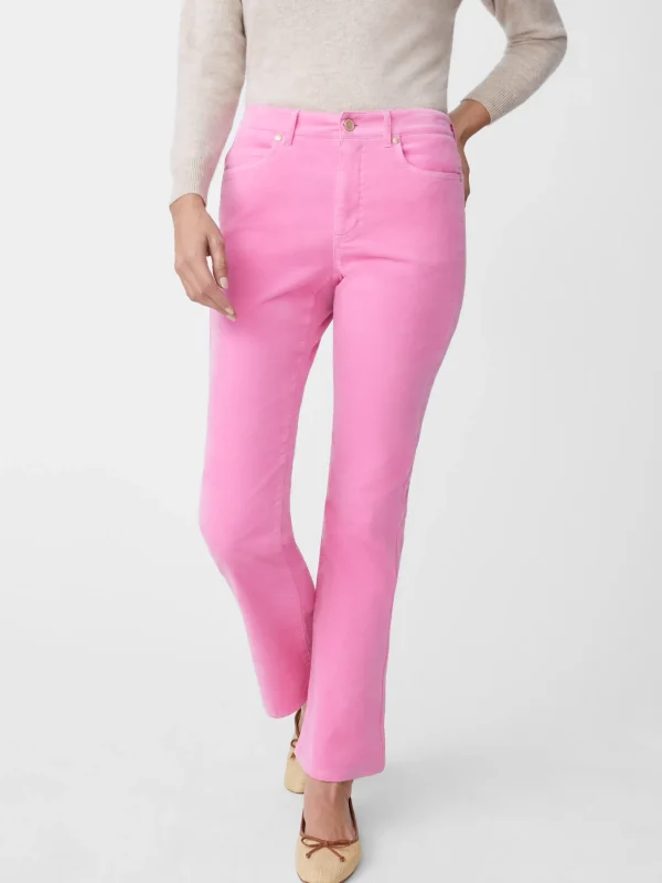 Fashion J. McLaughlin Lenni Velvet Jeans Fuchsia