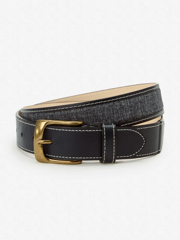 Shop J. McLaughlin Leopold Belt Dark Denim