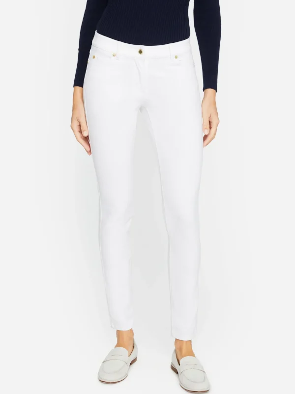 Store J. McLaughlin Lexi Jeans White