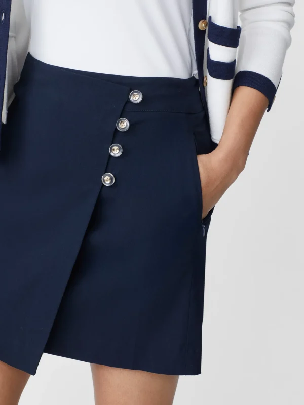 Fashion J. McLaughlin Lillibet Skort Winter Navy