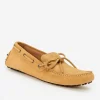 Cheap J. McLaughlin Linus Suede Driving Mocassins Beige