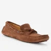 Cheap J. McLaughlin Linus Suede Driving Moccasins Dark Brown