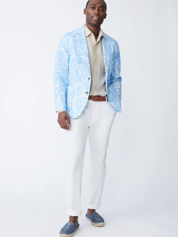 Cheap J. McLaughlin Lisbon Blazer In Meadowood Pale Blue