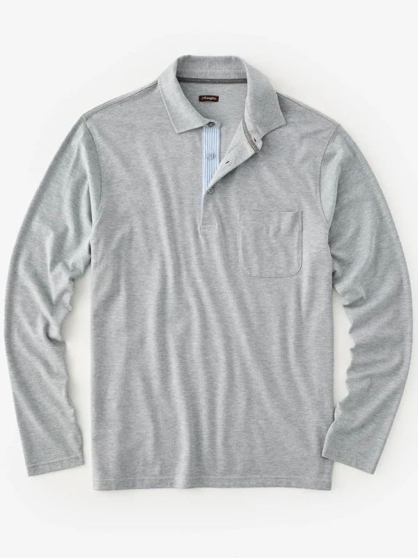 Clearance J. McLaughlin Lucca Polo Heather Light Gray