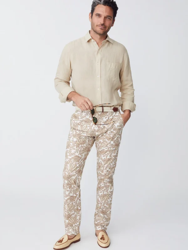 Flash Sale J. McLaughlin Lukas Pants In Birdsong Off White/Light Sand