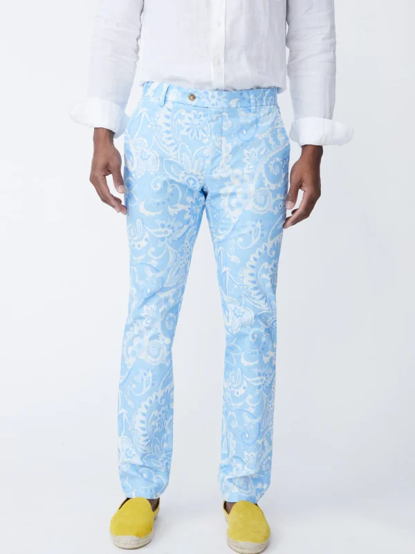 Sale J. McLaughlin Lukas Pants In Meadowood Pale Blue