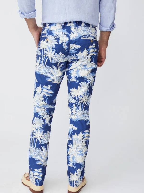 Flash Sale J. McLaughlin Lukas Pants In Safari Cove Navy/Blue/Tan