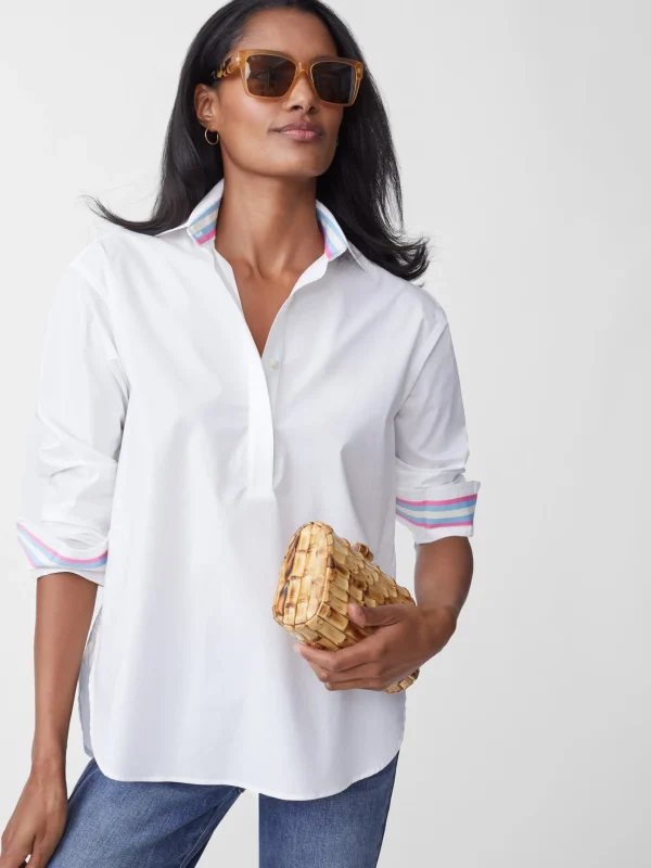 Sale J. McLaughlin Lula Shirt White