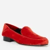 Online J. McLaughlin Luna Velvet Loafers Burnt Orange