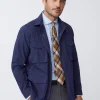 Fashion J. McLaughlin Madaket Safari Jacket Navy