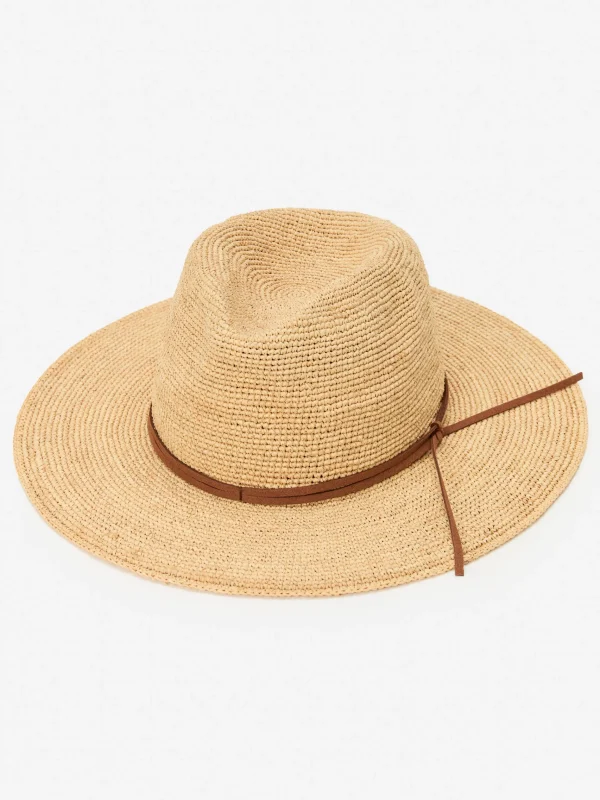 Discount J. McLaughlin Maribel Raffia Hat Natural/Brown