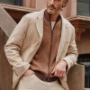 Discount J. McLaughlin McCown Wool Blazer In Herringbone Off White/Oatmeal