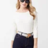 Online J. McLaughlin Mecox Sweater Egret White