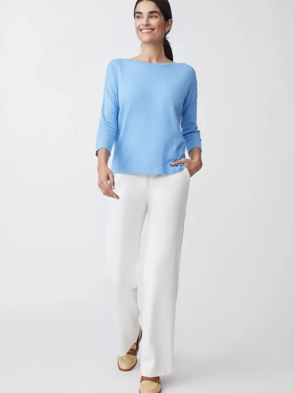 Cheap J. McLaughlin Mecox Sweater Heaven Blue