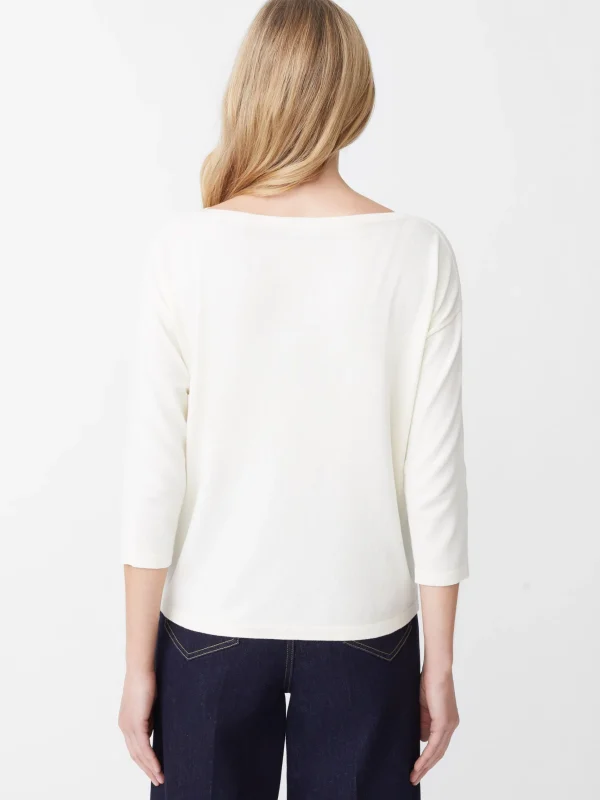 Online J. McLaughlin Mecox Sweater Egret White