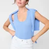 Hot J. McLaughlin Megg Cashmere Tank Soft Blue