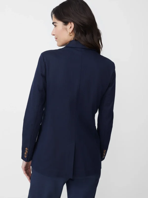 Shop J. McLaughlin Merona Cotton Twill Blazer Navy