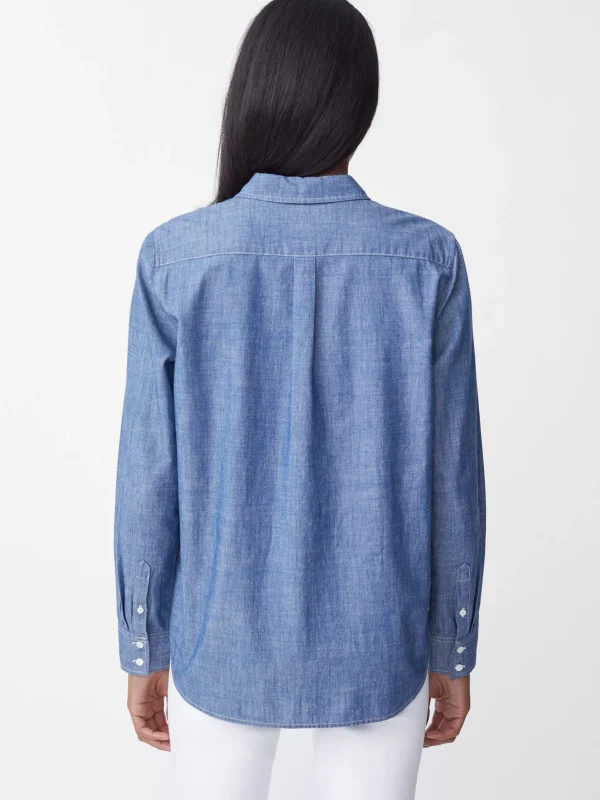 Shop J. McLaughlin Miris Chambray Shirt Denim