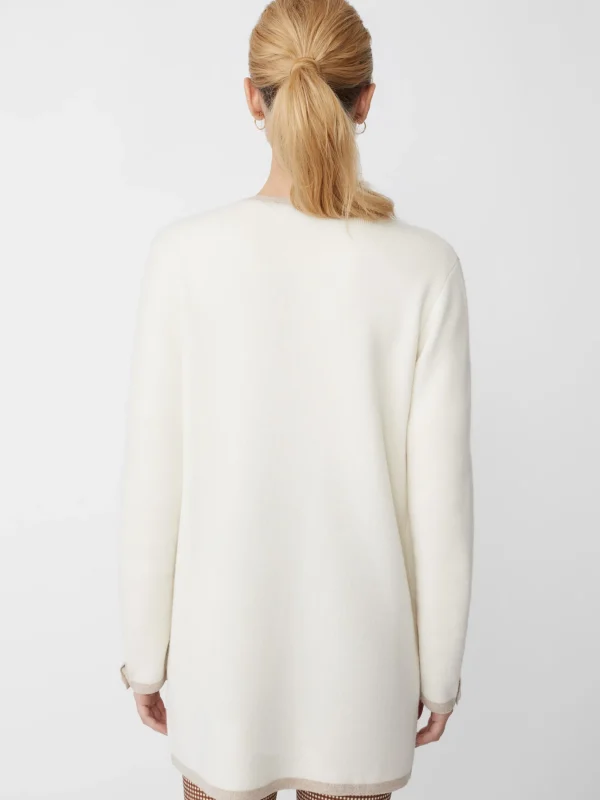 Cheap J. McLaughlin Nan Wool Cashmere Cardigan Off White/Oatmeal