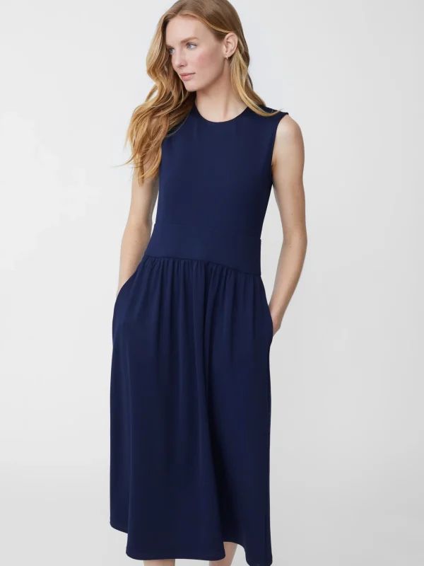 New J. McLaughlin Nandita Dress Navy