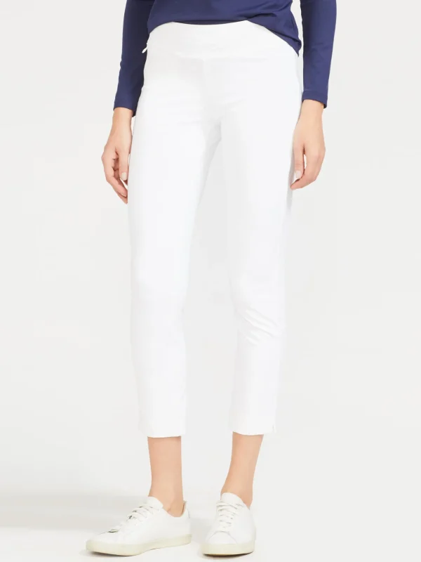 Clearance J. McLaughlin Newport Capri Pants White